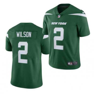 Toddlers New York Jets #2 Zach Wilson 2021 Green Vapor Untouchable Limited Stitched Jersey