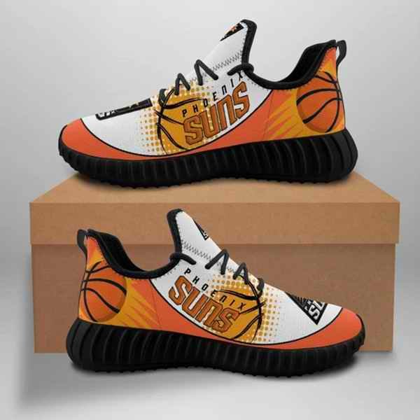 Women's Phoenix Suns Mesh Knit Sneakers/Shoes 001