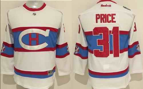 Canadiens #31 Carey Price White 2016 Winter Classic Stitched Youth NHL Jersey