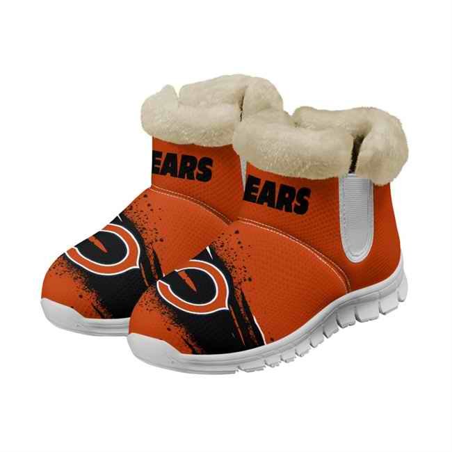 Men's Chicago Bears 2024 Snow Boots/Shoes 001(Pls check description for details)