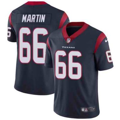 Men's Houston Texans #66 Nick Martin Navy Blue Vapor Untouchable Limited Stitched NFL Jersey