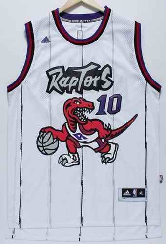 Raptors #10 DeMar DeRozan White Throwback Stitched NBA Jersey