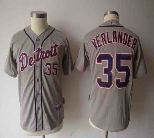 Tigers #35 Justin Verlander Grey Cool Base Stitched Youth MLB Jersey