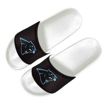 Women's Carolina Panthers Flip Flops 001