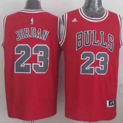 Revolution 30 Bulls #23 Michael Jordan Red Stitched NBA Jersey