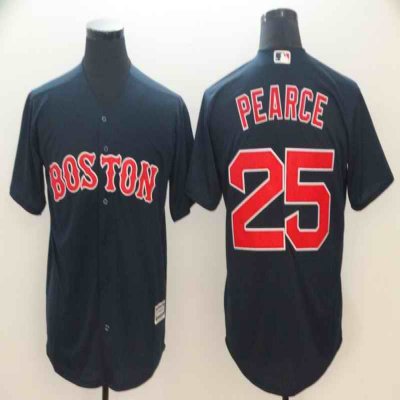 Men's Boston Red Sox #25 Steve Pearce Majestic Navy Cool Base Player Stitched MLB Jersey