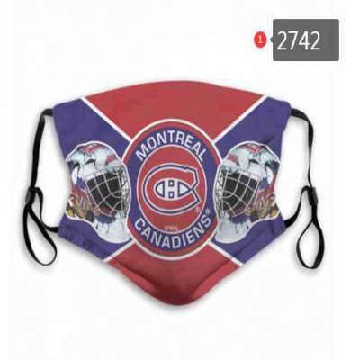 Montreal Canadiens Face Mask 2742 Filter Pm2.5 (Pls check description for details)