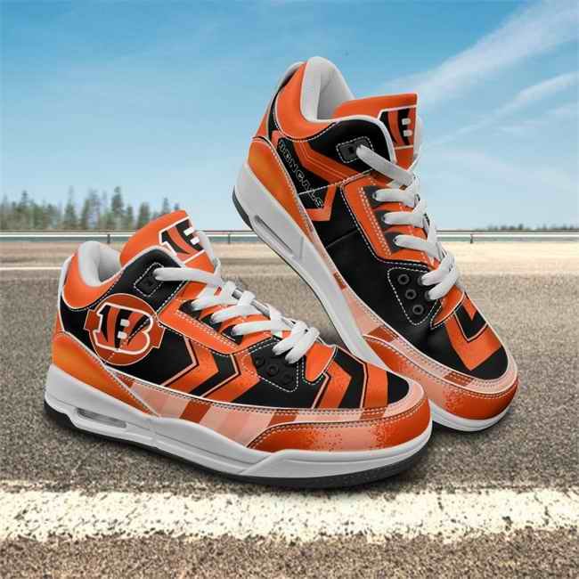 Women's Cincinnati Bengals Air Jordan 3 Sneakers/Shoes 001