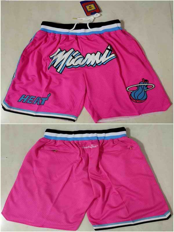 Men's Miami Heat Pink Shorts (Run Small)