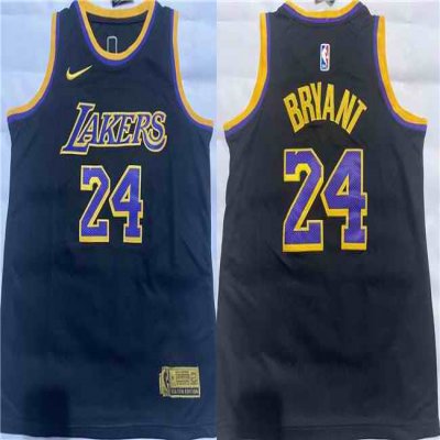 Youth Los Angeles Lakers #24 Kobe Bryant Black Stitched Basketball Jersey