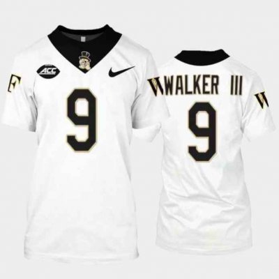 Men's Wake Forest Demon Deacons Customized White Stitched Football Jersey