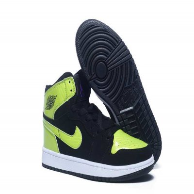 Running weapon Wholesale China Air Jordan 1 Black/White/Green