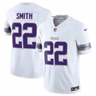 Men's Minnesota Vikings #22 Harrison Smith White F.U.S.E. Winter Warrior Limited Stitched Jersey