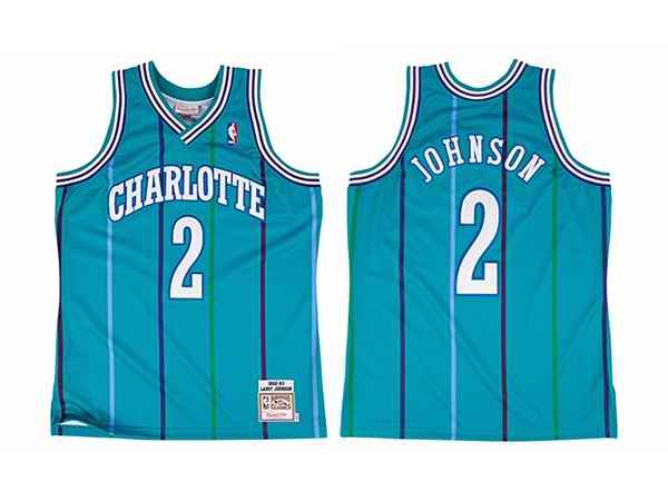 New Yok Knicks #2 Larry Johnson 1992-93 Hardwood Classics Stitched Jersey