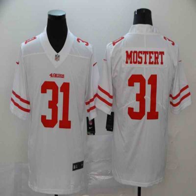 Men's San Francisco 49ers #31 Raheem Mostert White Vapor Untouchable Limited Stitched NFL Jersey