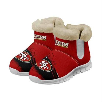 Women's San Francisco 49ers 2024 Snow Boots/Shoes 001(Pls check description for details)