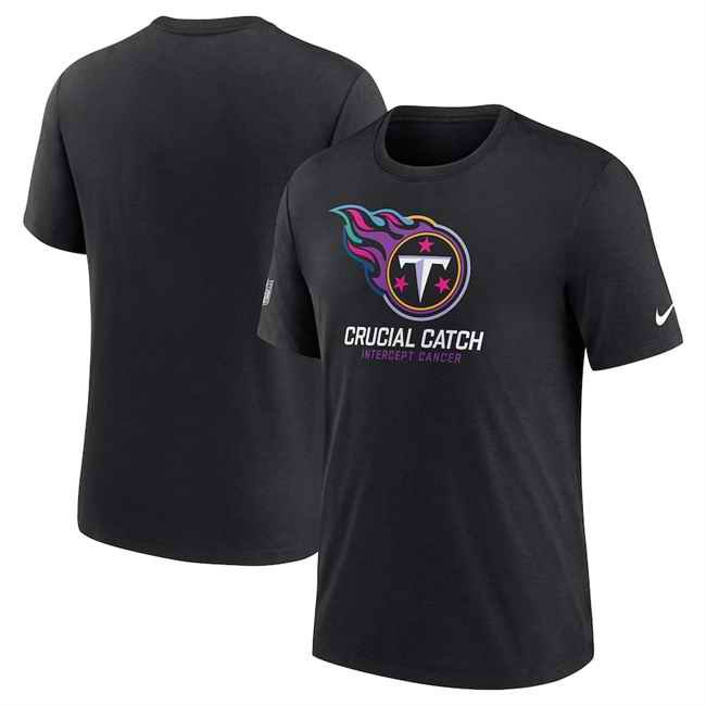 Men's Tennessee Titans Black 2024 Crucial Catch T-Shirt