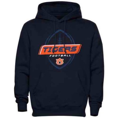 Auburn Tigers Big & Tall Slant Route Hoodie Navy Blue