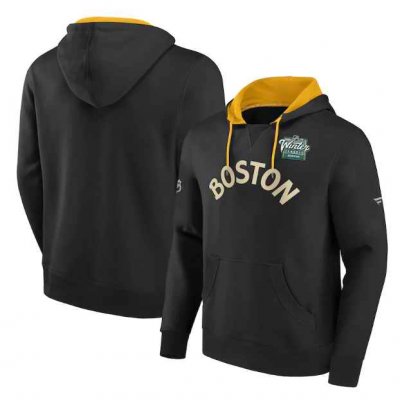 Men's Boston Bruins Black 2023 Winter Classic Pullover Hoodie