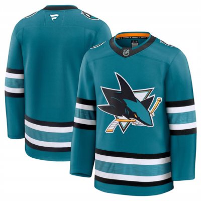 Men's San Jose Sharks Blank Teal 2024-25 Home Stitched Hockey Jersey