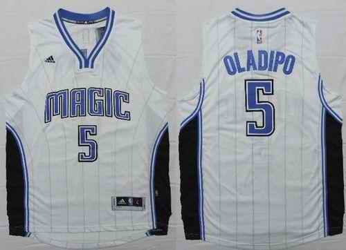 Revolution 30 Magic #5 Victor Oladipo White Stitched NBA Jersey