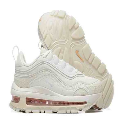 Women's Running weapon Air Max 97 Cream/White Shoes 043