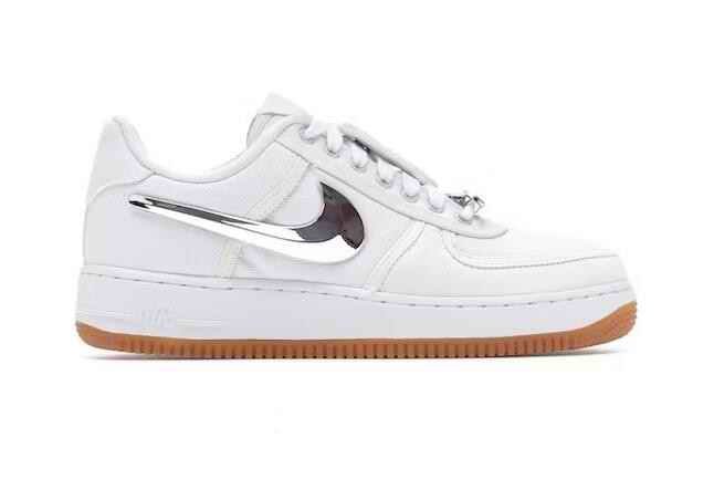 Men's Air Force 1 LowTravis Scott White Shoes 0292