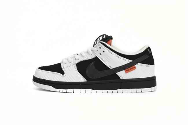 Men's Dunk Low Black/White Shoes 0447