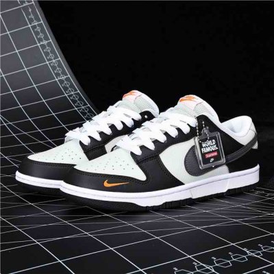 Men's Dunk Low Black/Gray Shoes 0294