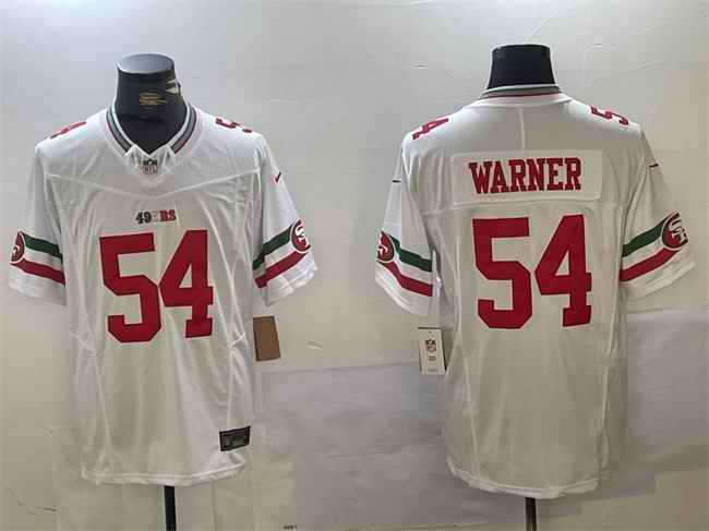 Men's San Francisco 49ers #54 Fred Warner White F.U.S.E. Mexico Vapor Limited Stitched Football Jersey