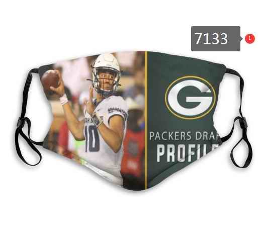 Green Bay Packers Face Mask 7133 Filter Pm2.5 (Pls check description for details)