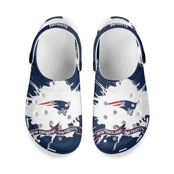 Women's New England Patriots Bayaband Clog Shoes 001