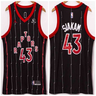 Men's Toronto Raptors #43 Pascal Siakam Black Stitched Jersey