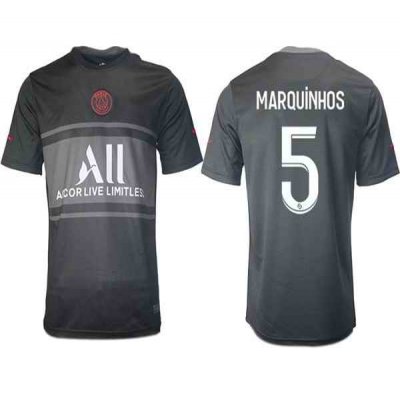 Men's Paris Saint-Germain #5 Marquinhos Soccer Home Jersey