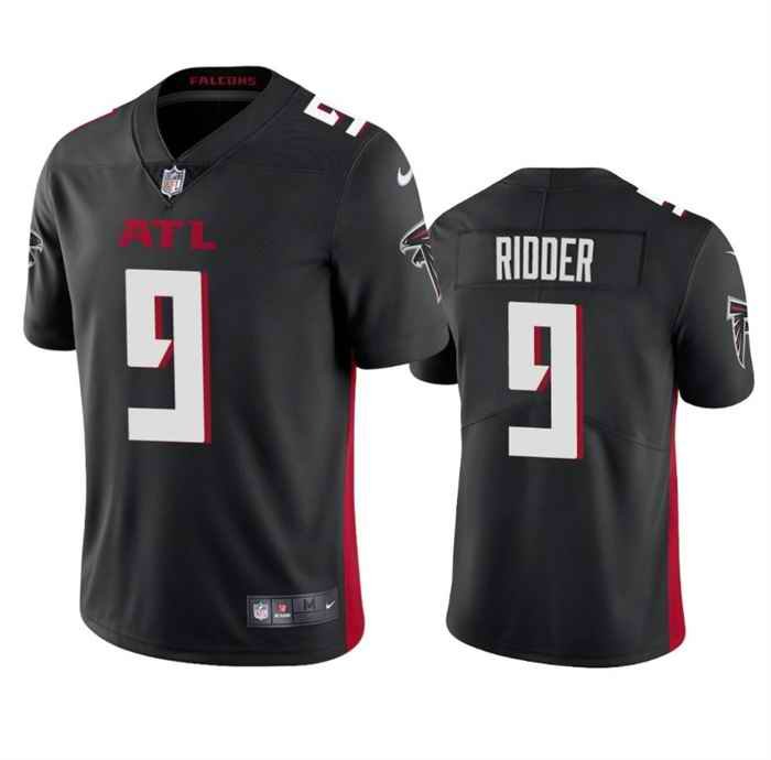 Men's Atlanta Falcons #9 Desmond Ridder Black Vapor Untouchable Limited Stitched Football Jersey