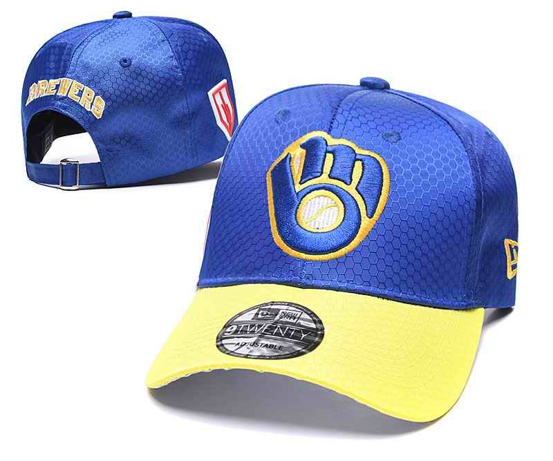 MLB Milwaukee Brewers Stitched Snapback Hats 002