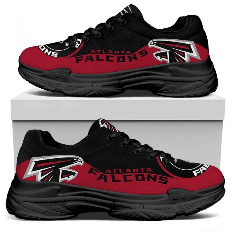 Women's Atlanta Falcons Edition Chunky Sneakers With Line 001