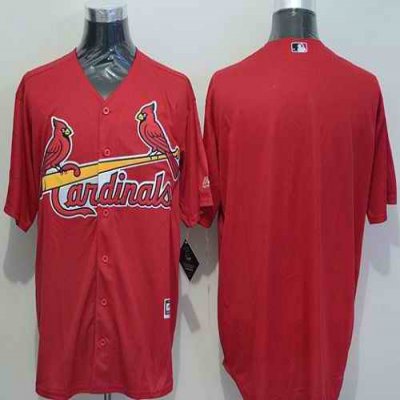 Cardinals Blank Red New Cool Base Stitched MLB Jersey