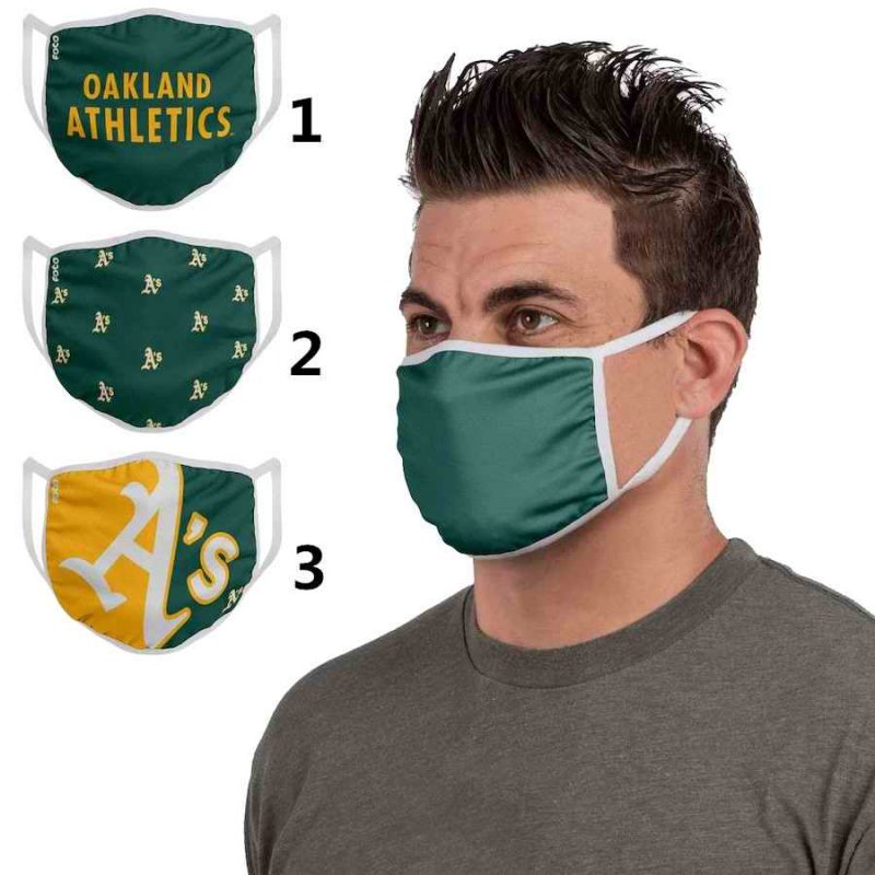 Oakland Athletics Sports Face Mask 001 Filter Pm2.5 (Pls check description for details)