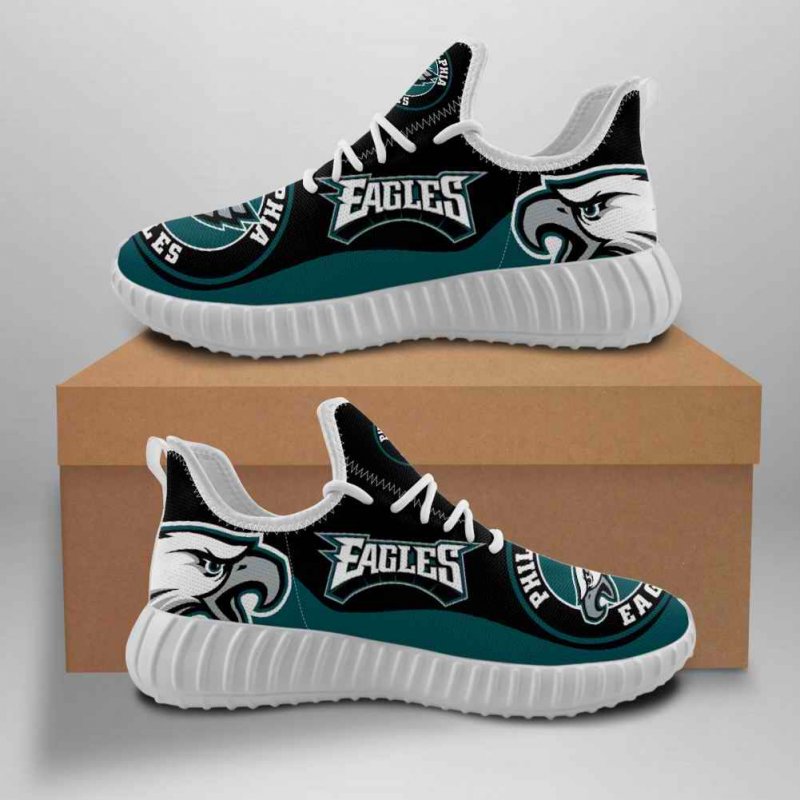 Men's NFL Philadelphia Eagles Mesh Knit Sneakers/Shoes 009