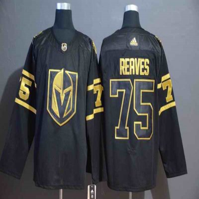 Men's Vegas Golden Knights #75 Ryan Reaves Black Golden 2019 NHL All-Star Game Jersey