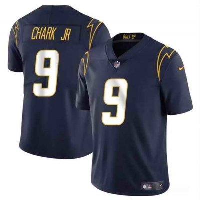 Men's Los Angeles Chargers #9 DJ Chark Jr Navy 2024 Vapor Limited Stitched Football Jersey