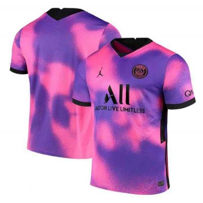 Men's Paris Saint-Germain Blank Pink Soccer Jersey