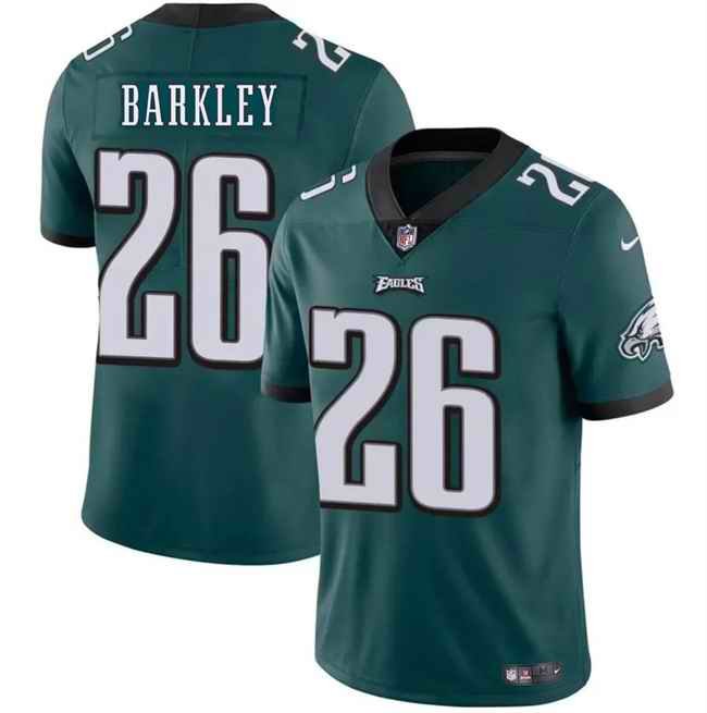 Youth Philadelphia Eagles #26 Saquon Barkley Green Vapor Untouchable Limited Stitched Football Jersey