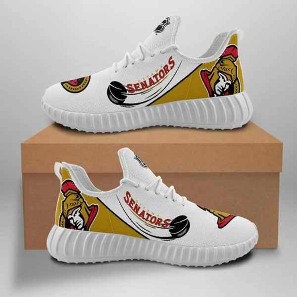 Men's Ottawa Senators Mesh Knit Sneakers/Shoes 002