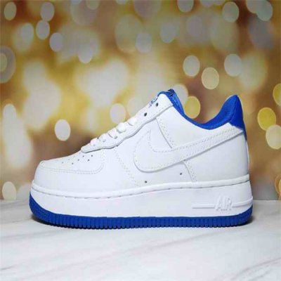 Men's Air Force 1 Low White/Royal  Shoes 0260