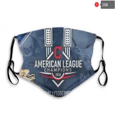 Cleveland Indians Face Mask 004 Filter Pm2.5 (Pls check description for details)