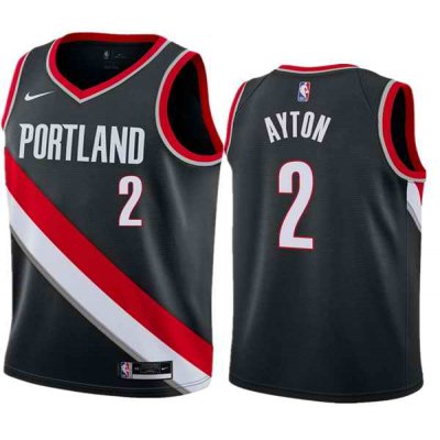 Men's Portland Trail Blazers #2 Deandre Ayton Red 2023 Statement Edition Stitched Basketball Jersey