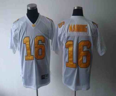 Vols #16 Peyton Manning White Stitched NCAA Jersey