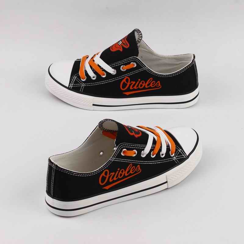 Women's Baltimore Orioles Repeat Print Low Top Sneakers 001